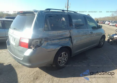 2007 Honda Odyssey Ex-L z USA, uszkodzony, nr VIN 5FNRL38797B083506